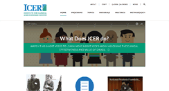 Desktop Screenshot of icer-review.org